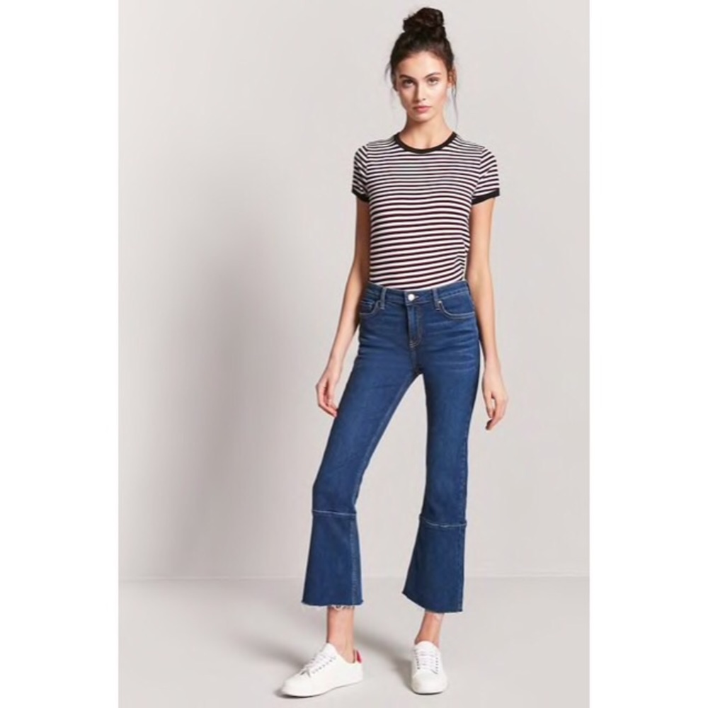Forever 21 Multi-Stripe Ringer Tee - Picture 3 of 8